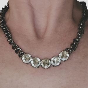 Rhinestone Renegade Necklace & Bracelet set